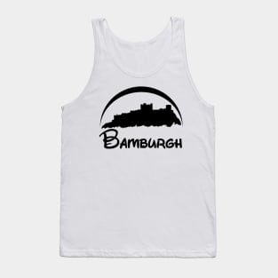 Bamburgh Castle (Black Logo) Tank Top